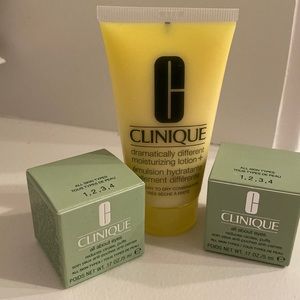 Clinique Dramatically Different Lotion and All About the Eyes x 2